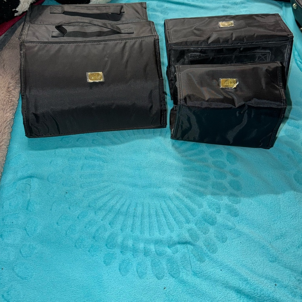 JM New York Black and Gold Organizer